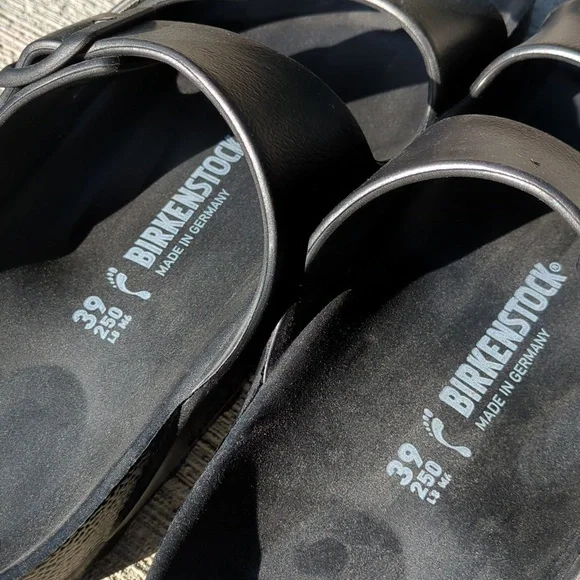 Birkenstock Arizona Essentials EVA Black Sandals Size 39 Narrow - Picture 5 of 5